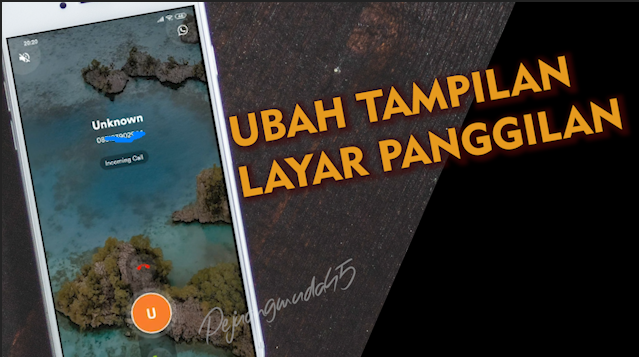 Cara Merubah Tampilan UI Layar Panggilan di Hp Xiaomi Tanpa Root