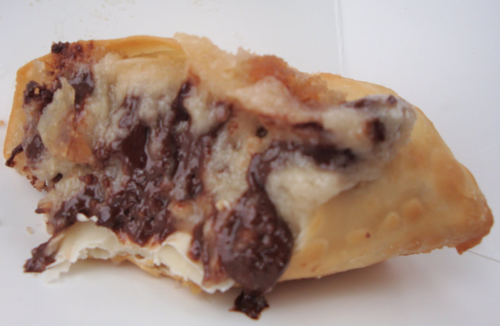 Aviva In Dairyland Chocolate chip cookie dough egg roll? Yes, at Taste