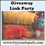 By Your Hands Giveaway Link party