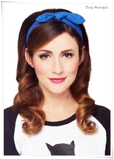 25 Simple Cute Retro Hairstyles That You Can Do Yourself Daily