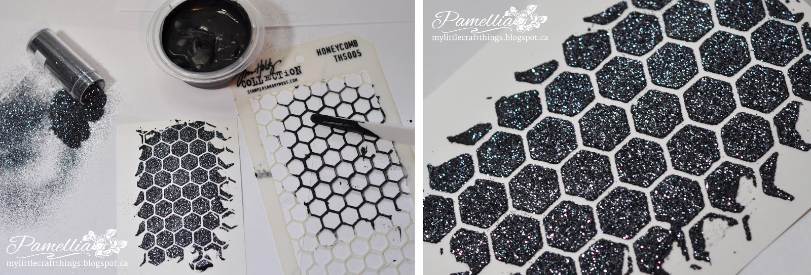 My Little Craft Things Homemade Texture Paste & Glitter Paste Tutorial