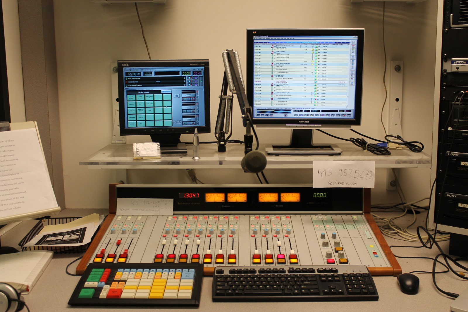 Spinning Indie Radio Station Field Trip 37 KCSF at City College of