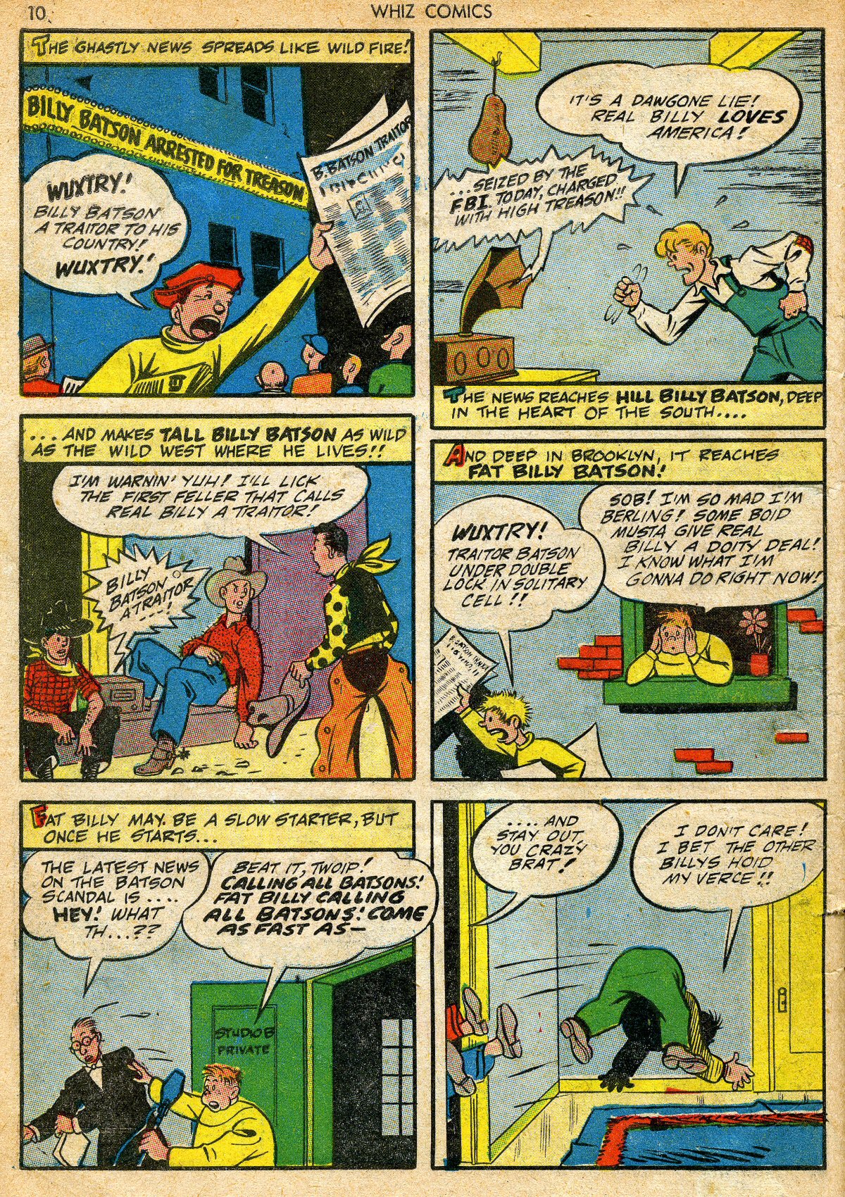 Read online WHIZ Comics comic - Issue #34 - 10