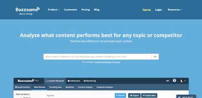 Buzzsumo Buzzsumo SEO Tool