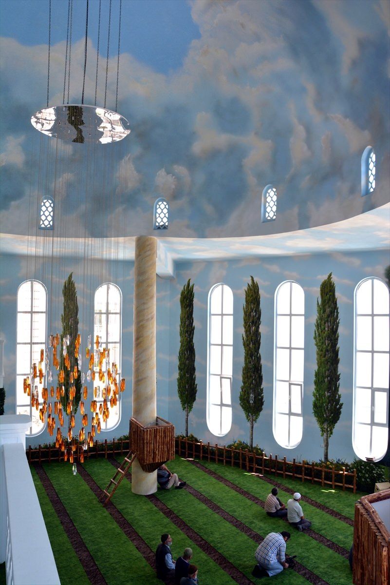 Cantiknya Interior Design Masjid Hamidiye Camii, Turkey! ~ Wordless Wednesday