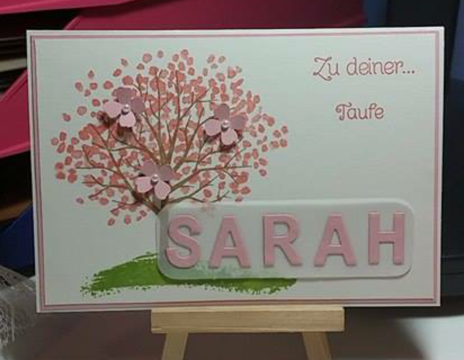 Steffi´s Papier-Zauber: Karte zur Taufe... Steffi´s Papier-Zauber: Karte zur Taufe...
