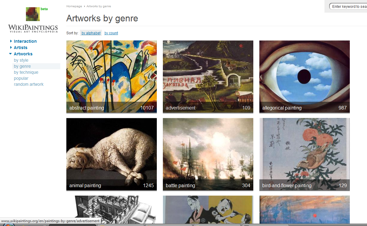 what are the art categories