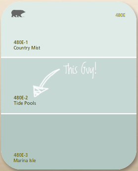 Hence The Paint Shaded Greens And An Accent Color Attached Bathroom Of Gray Morning 490f 4 Which Is Actually A Smokey Aqua