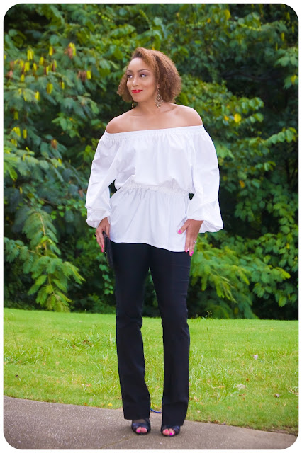 McCall's 7163 | Transitioning into Fall with a Crisp White Statement Shirt! -- Erica Bunker DIY Style!