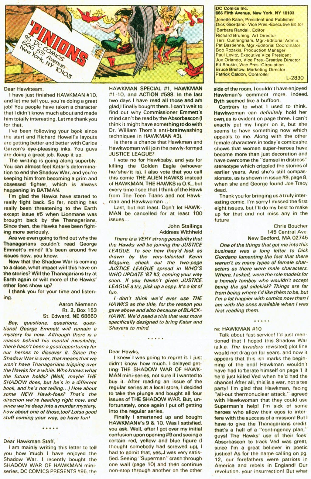 Hawkman (1986) Issue #14 #14 - English 23
