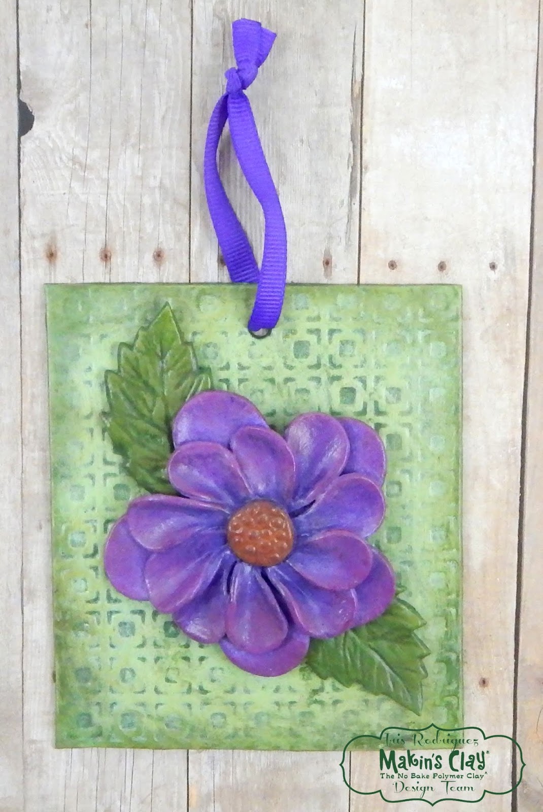 Flower Tile Wall Hanging