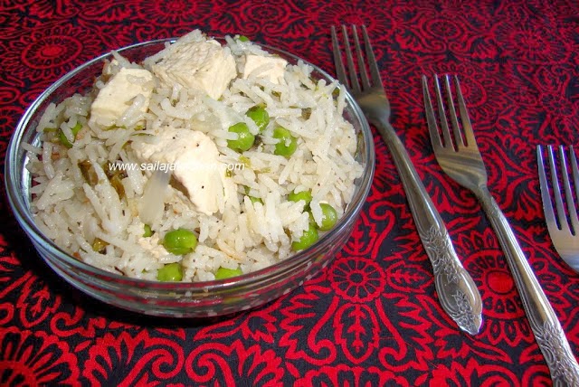 image of Simple Peas & Tofu Pulao