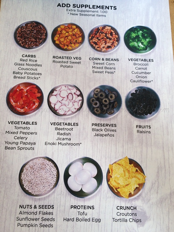 Chai Bar Menu Oasis Square Ara Damansara 2016
