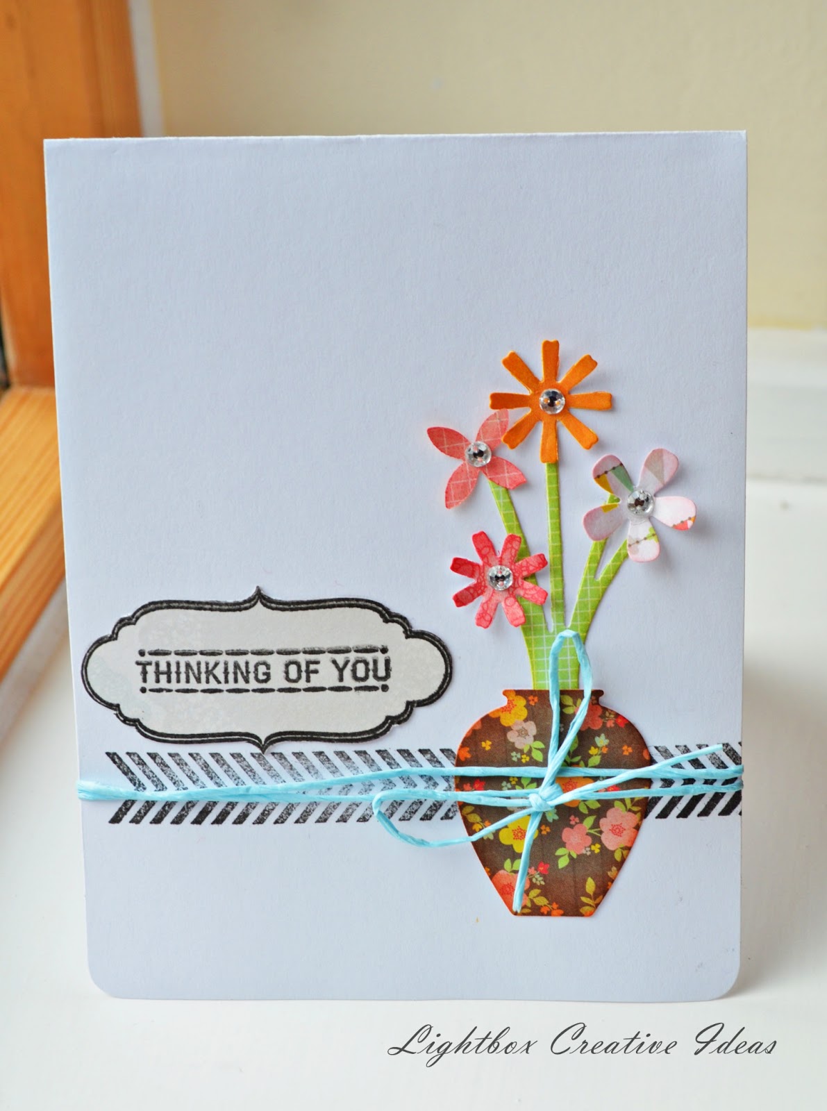 Lightbox creative Ideas Clean and simple cards with sizzix