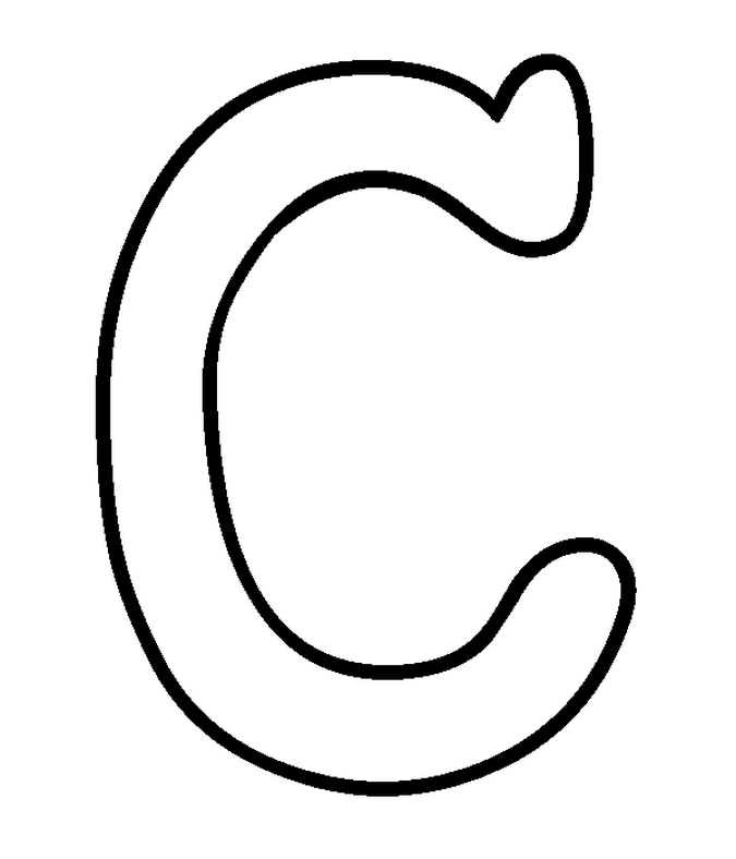 c bubble letter coloring pages - photo #21