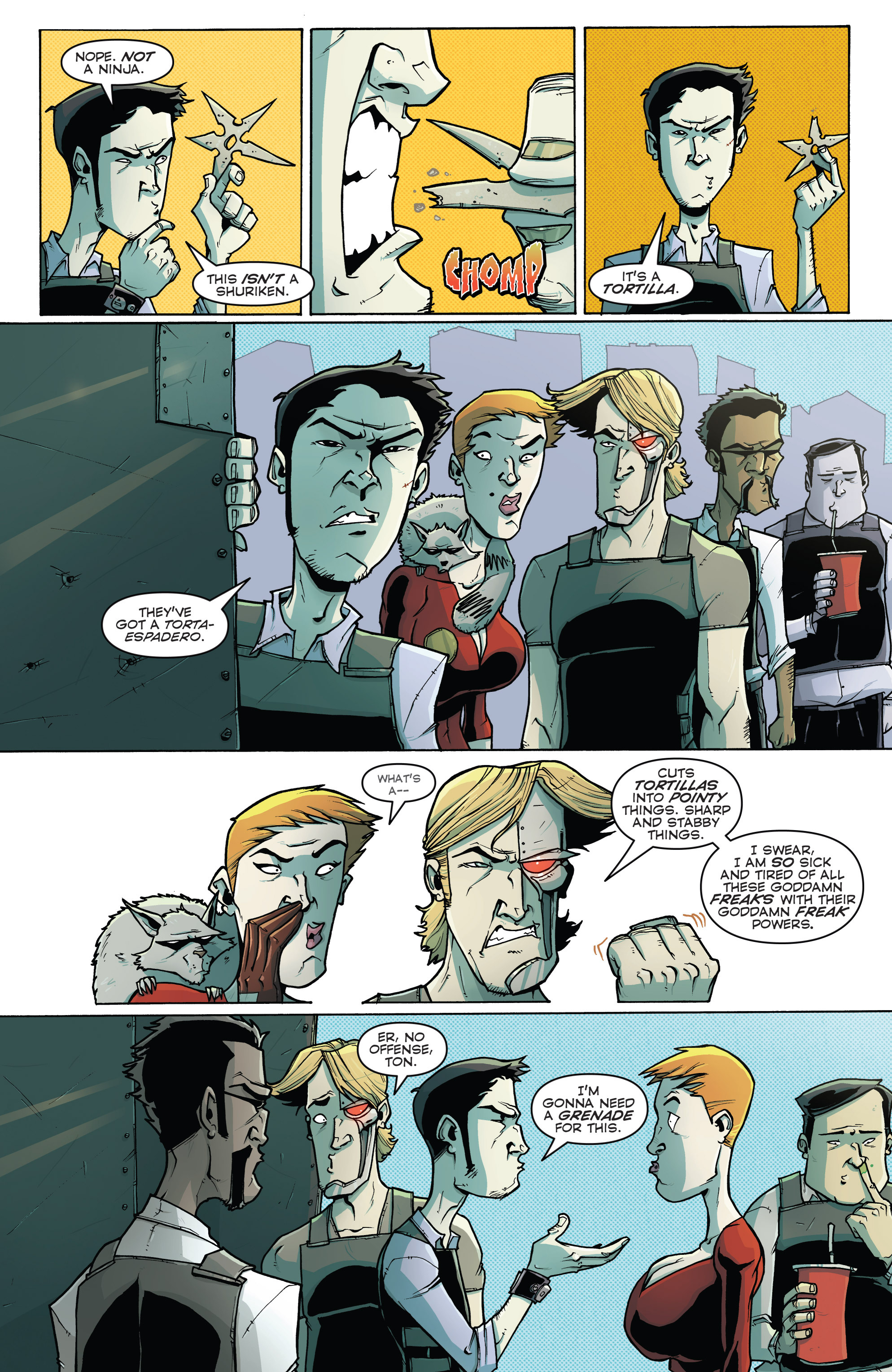 Read online Chew comic -  Issue # _TPB 7 - Bad Apples - 34