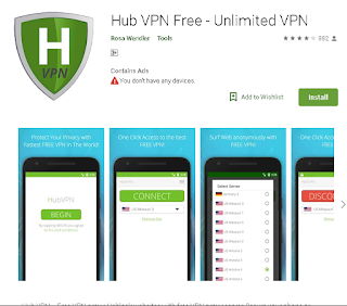 Ulasan Lengkap tentang Aplikasi Hub VPN Free - Unlimited VPN
