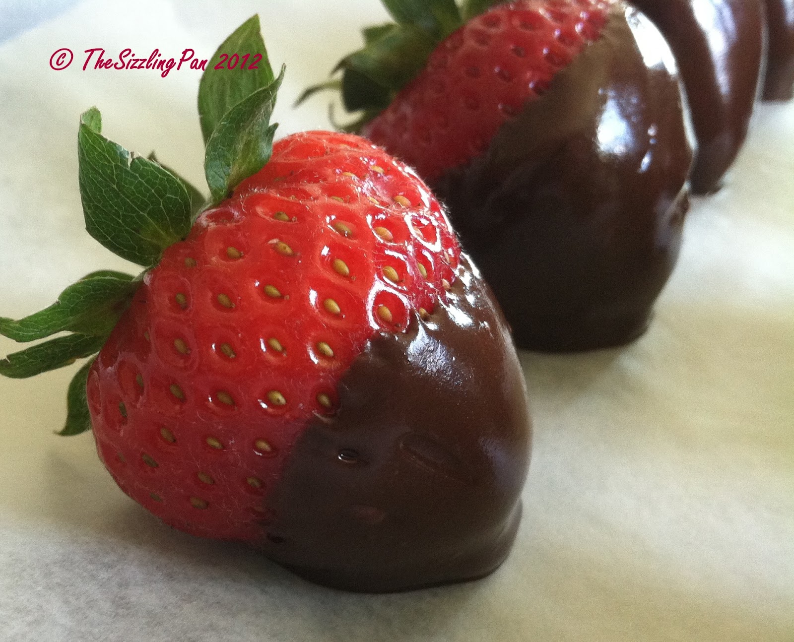 The Sizzling Pan "Sweet Treats" Chocolate Dipped Strawberries