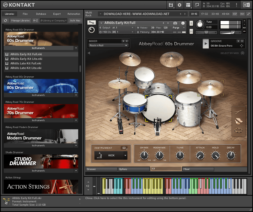 electrodo Chaleco Consentimiento Native Instruments Abbey Road 60s Drummer KONTAKT Library » 4DOWNLOAD