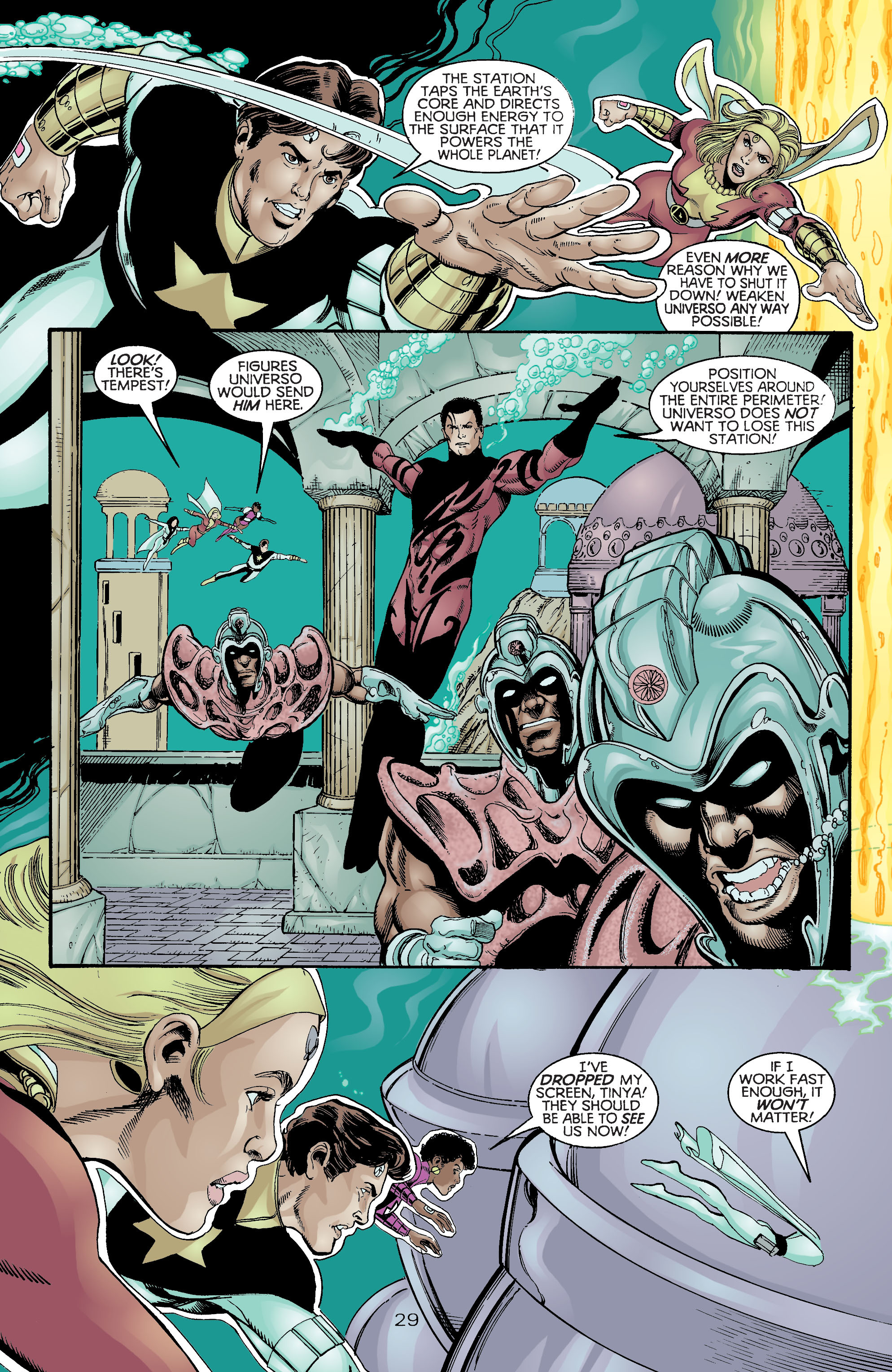 Read online Titans/Legion of Super-Heroes: Universe Ablaze comic -  Issue #3 - 32