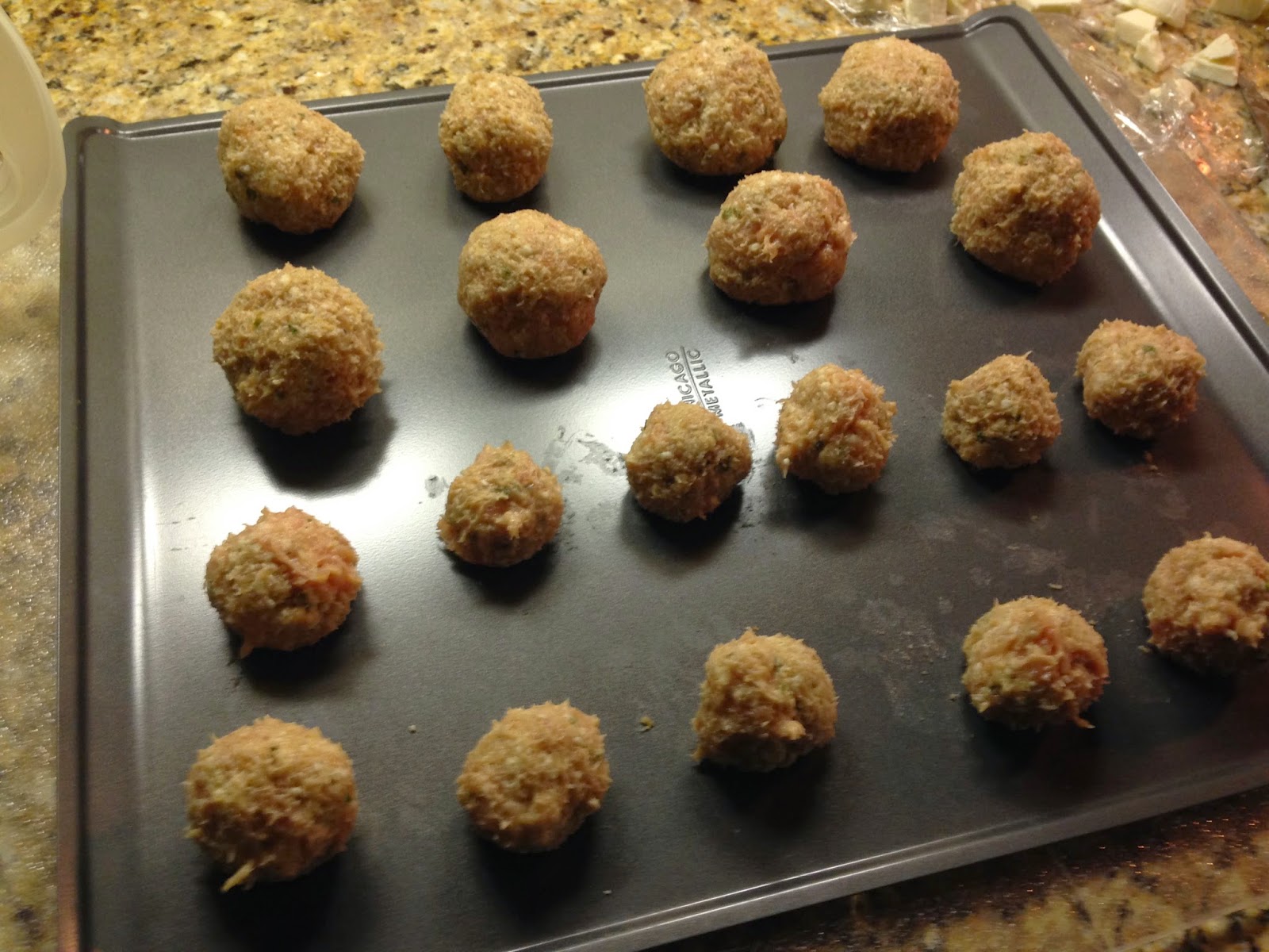 I Like to Bake and Cook Blog Mozzarella Stuffed Chicken Balls