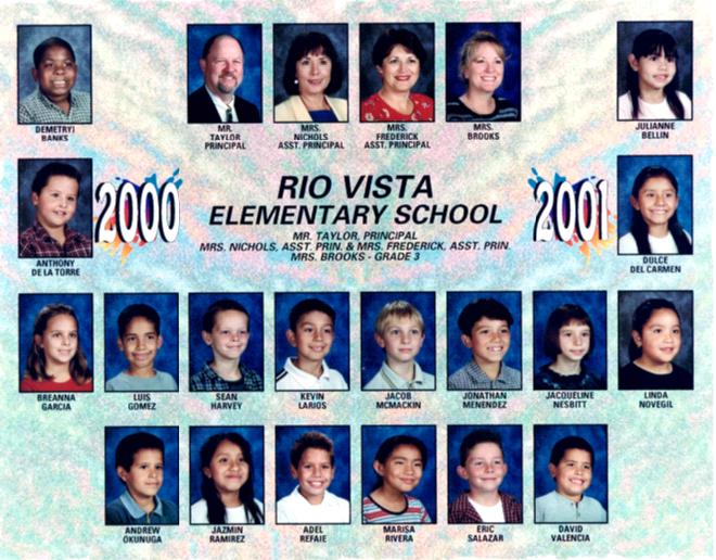 Jacqueline Raeanne Nesbitt Rio Vista Elementary Third Grade & Summer