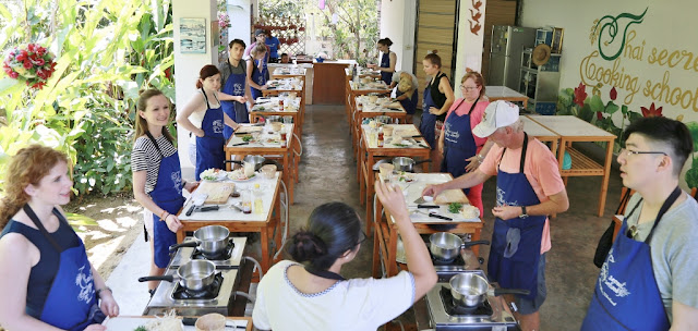 Thai Secret Cooking Class Photos. March 9-2017. Pa Phai, San Sai District, Chiang Mai, Thailand.
