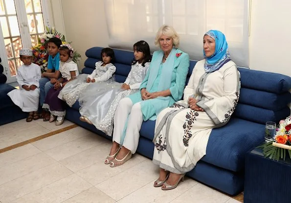 Duchess Camilla of Cornwall visited the first Children's public library of Umman and Dar Al Hannan Hostel