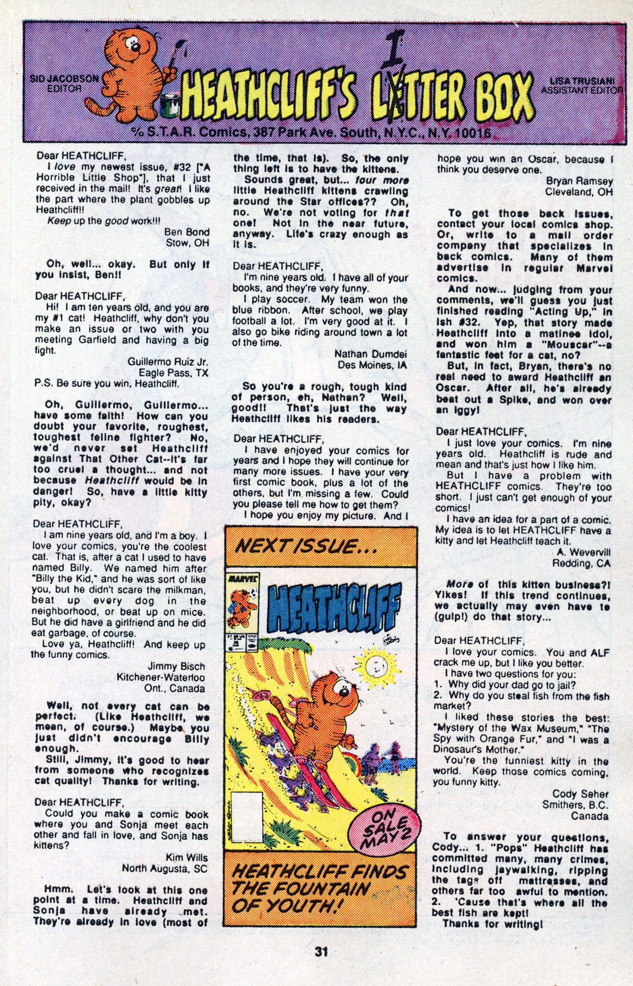 Read online Heathcliff comic -  Issue #35 - 33