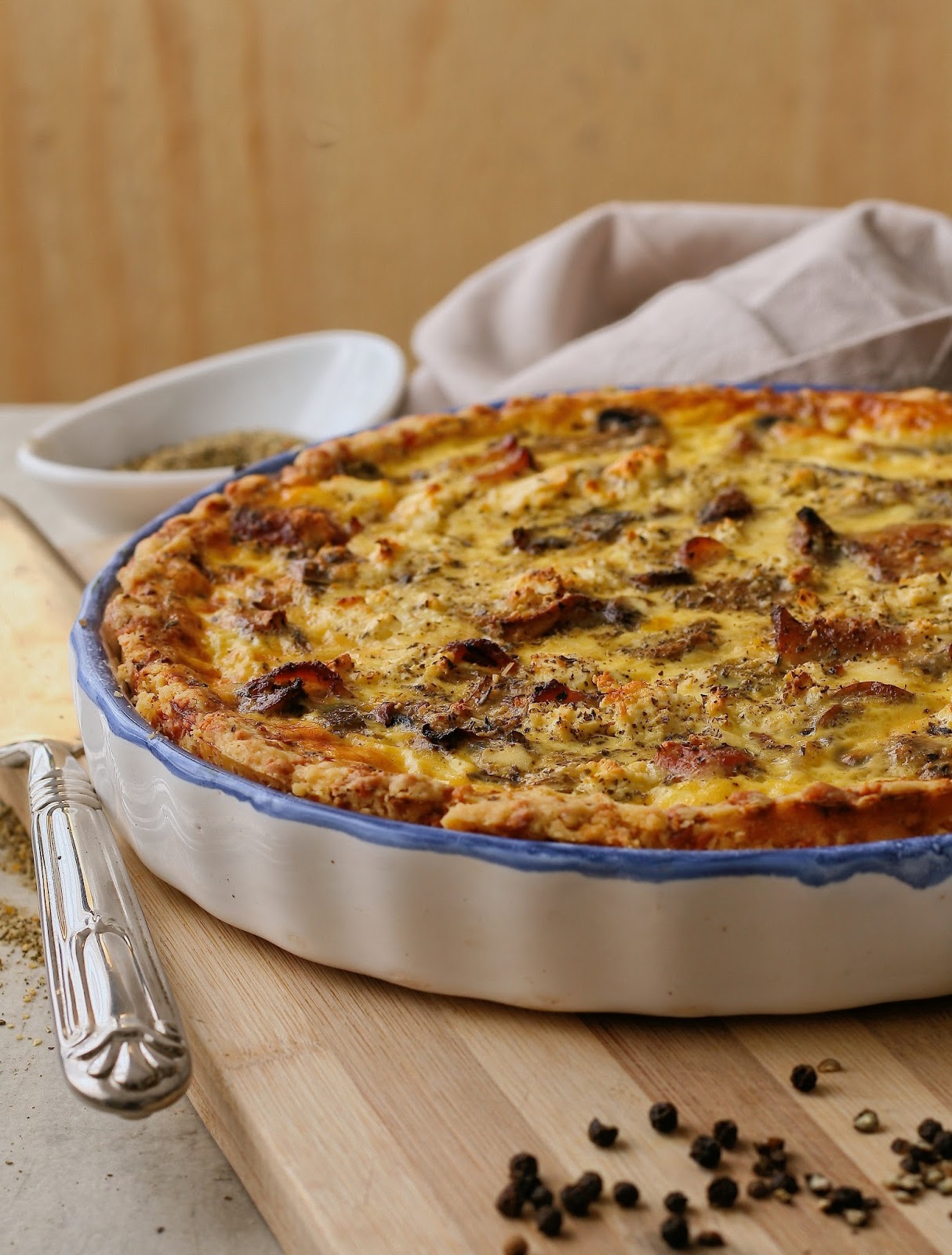 Cupcakes & Couscous: Bacon and Mushroom Quiche (with the tastiest ...