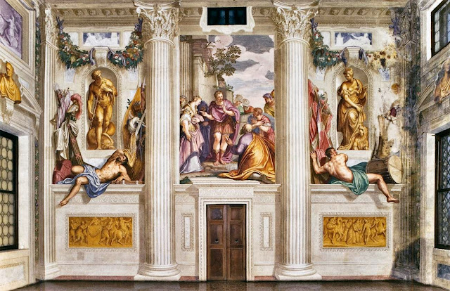 Résultat de recherche d'images pour "Paolo Véronèse, fresques de la Villa"