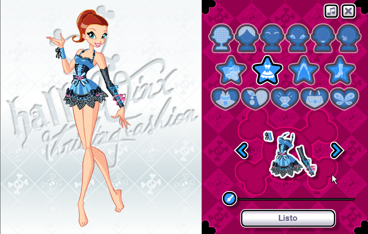 Imágenes del nuevo juego de vestir HalloWinx - Winx Club All