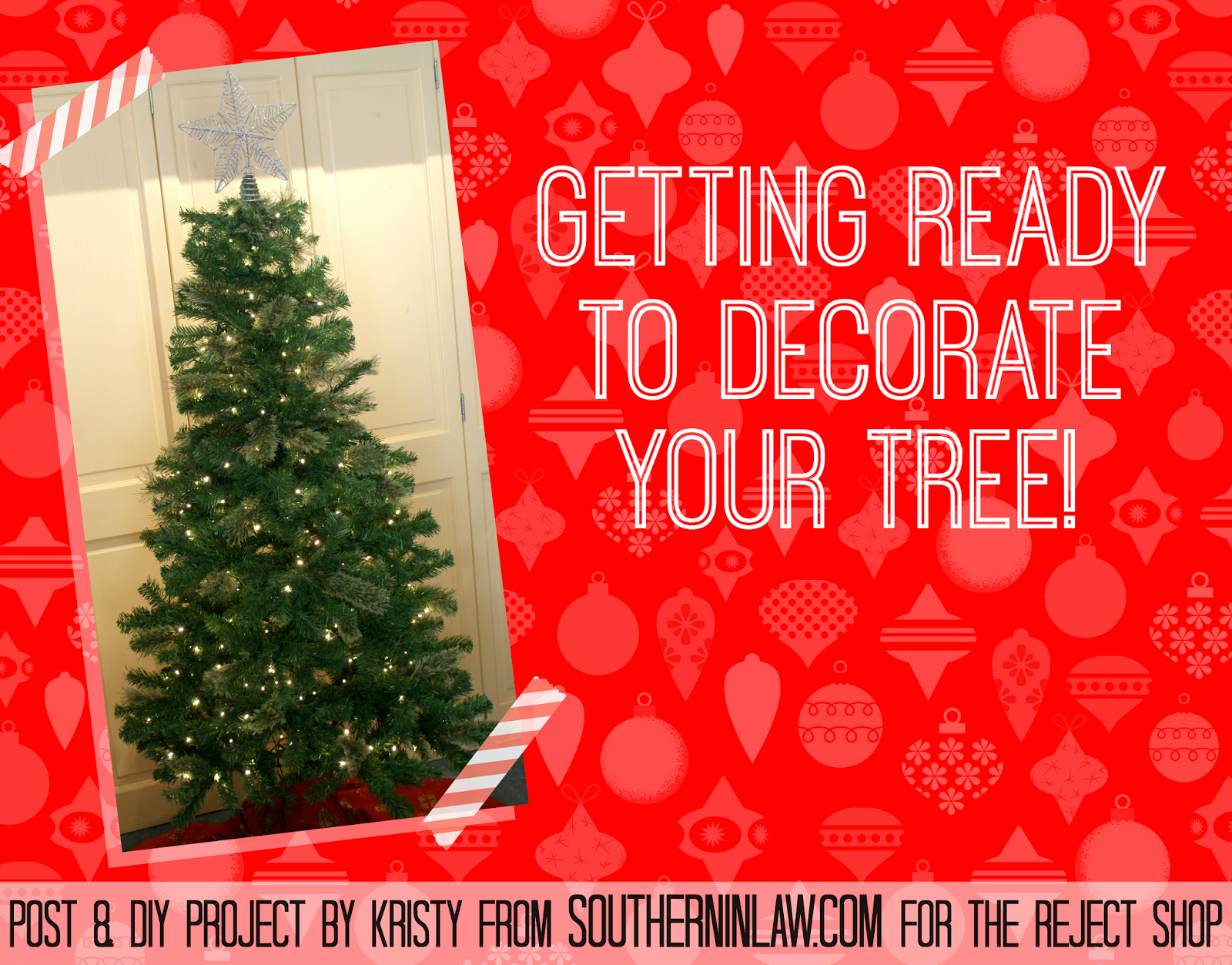 How to decorate a Christmas tree on a budget