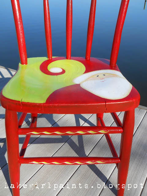 Lake Girl Paints: Whimsical Christmas Chairs