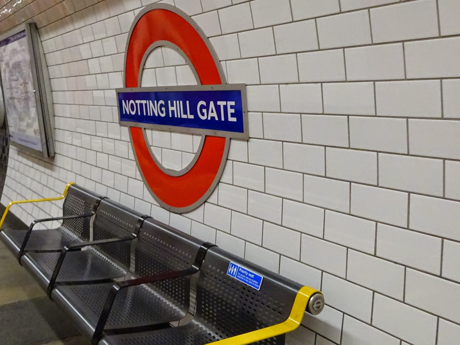 London Underground Towns Notting Hill Gate