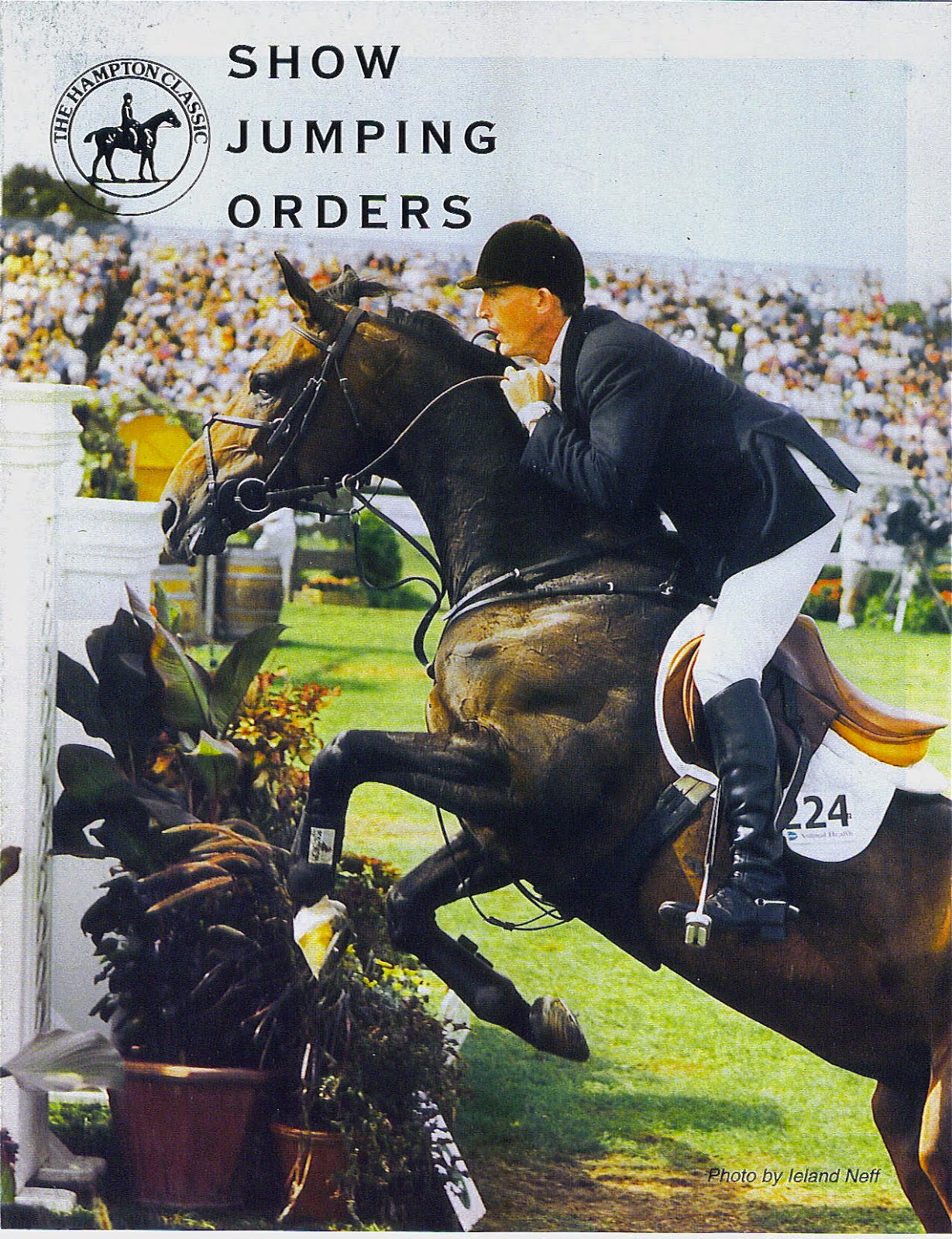 LELANDNEFFPHOTO Hampton Classic Horse Show with rider Brian Sweeney