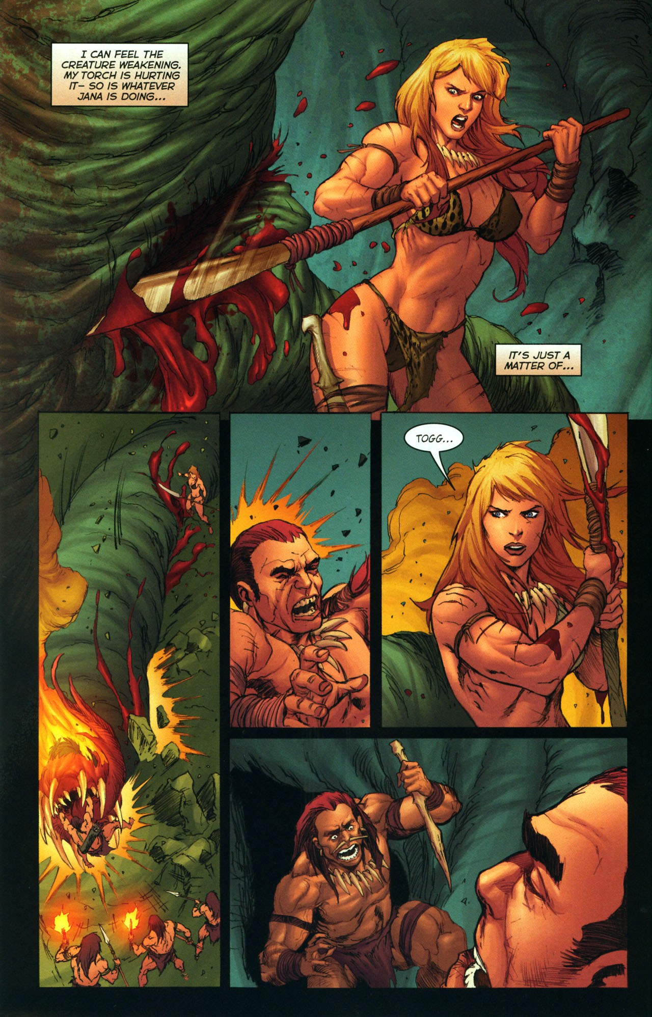 Read online Jungle Girl comic -  Issue #5 - 7