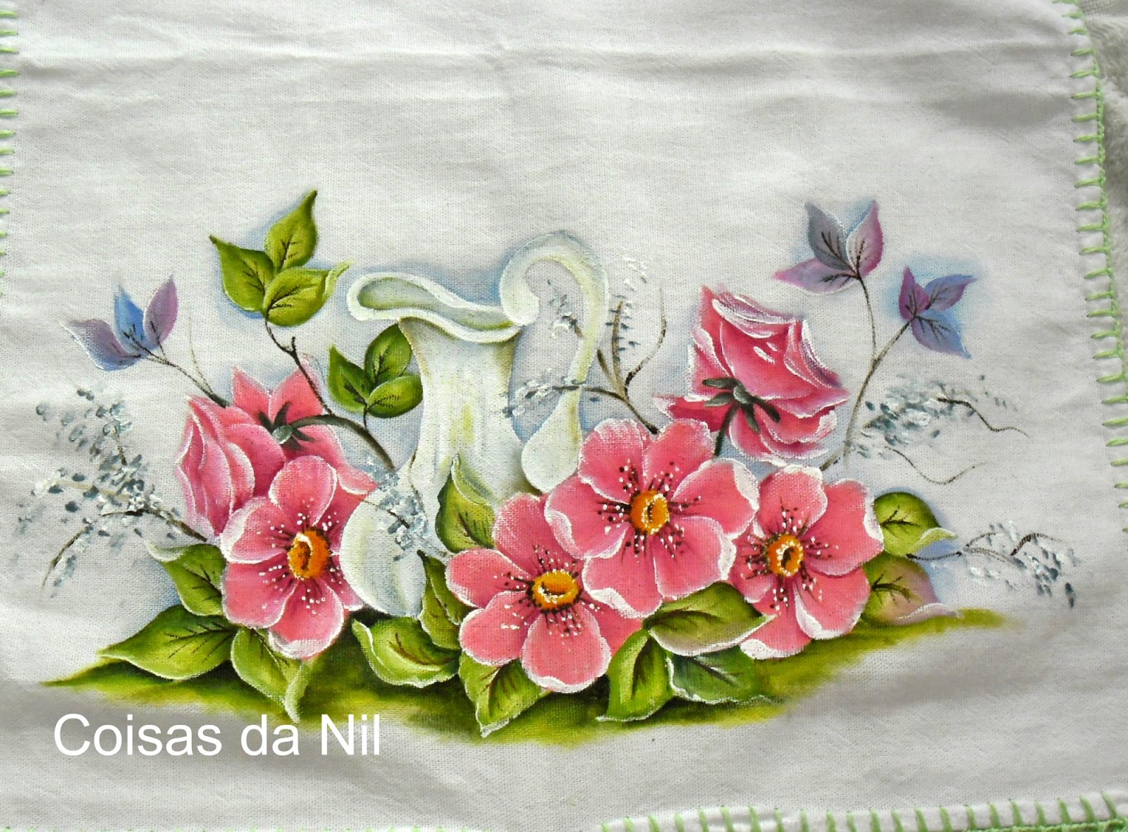 Featured image of post Pintura Em Tecido Flores Silvestres