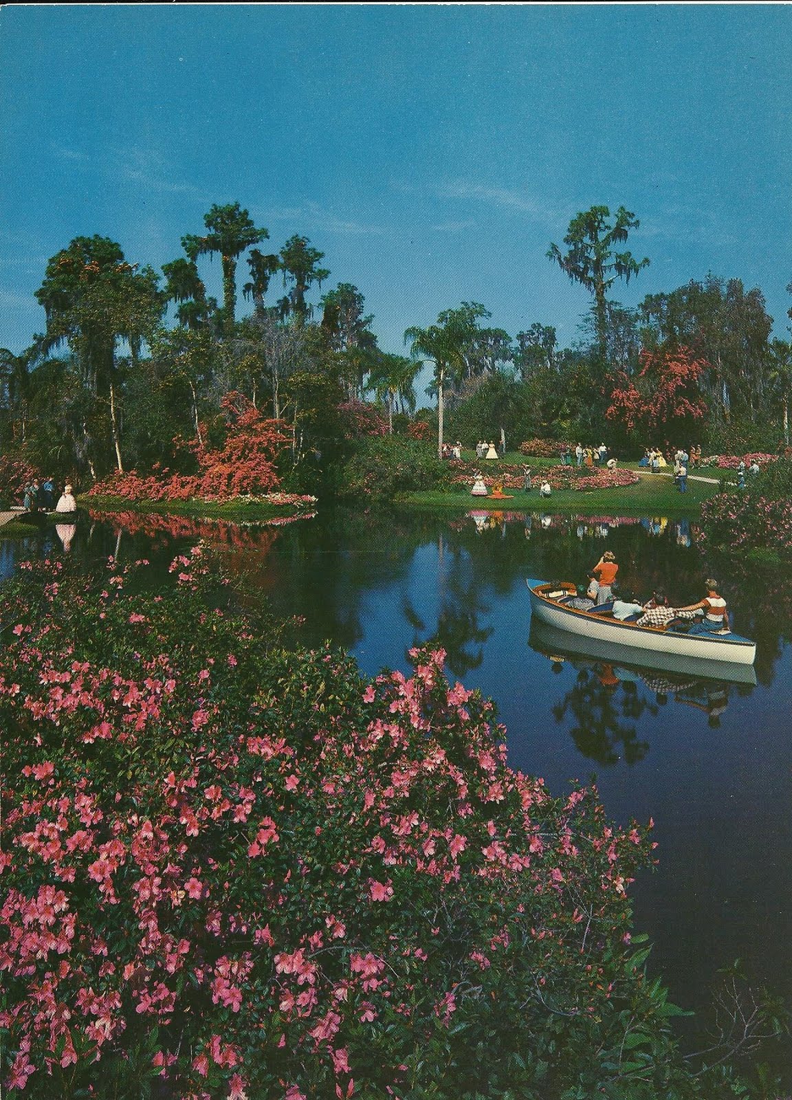Vintage Travel Postcards Cypress Gardens