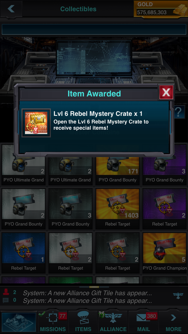 Armory Crates and exchanging them