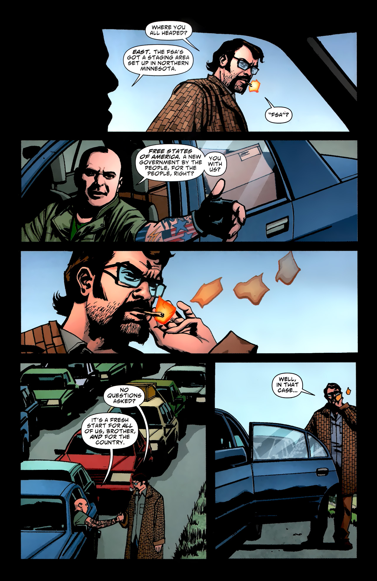 Read online DMZ (2006) comic -  Issue #60 - 22