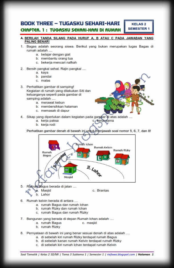 Download Soal Ph Kelas 2 Tema 3 Subtema 1 Tugasku Sehari Hari Di Rumah Tahun 2019 Dunia Edukasi