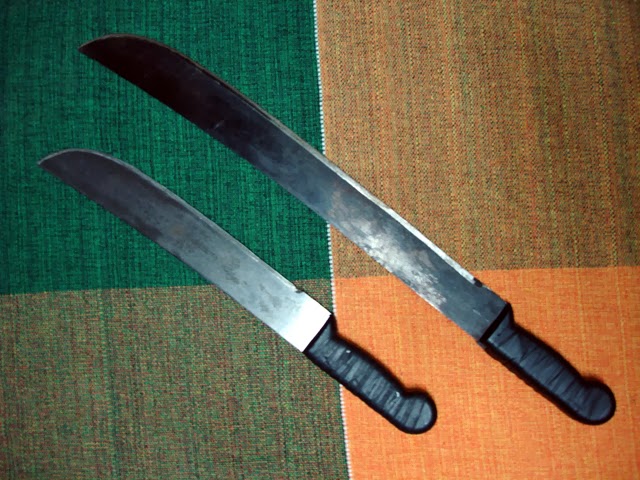 Armas do Kali - Facões substitutos das lâminas tradicionais