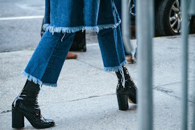 style blogger : NYFW street style blue crush 
