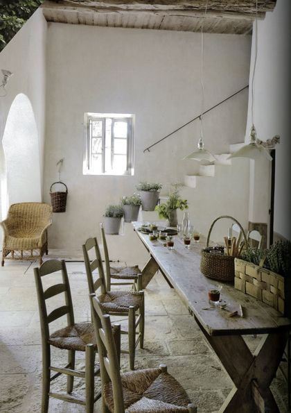 Breathtaking European farmhouse decorated room found on Hello Lovely Studio