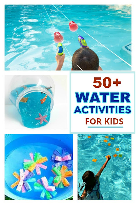 Beat the heat with this collection of water games & activities for kids! #watergamesforkids #watergames #wateractivitiesforkids #summeractivitiesforkids 