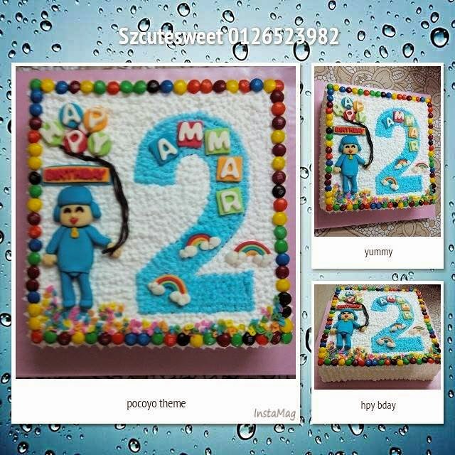 pocoyo birthday cake