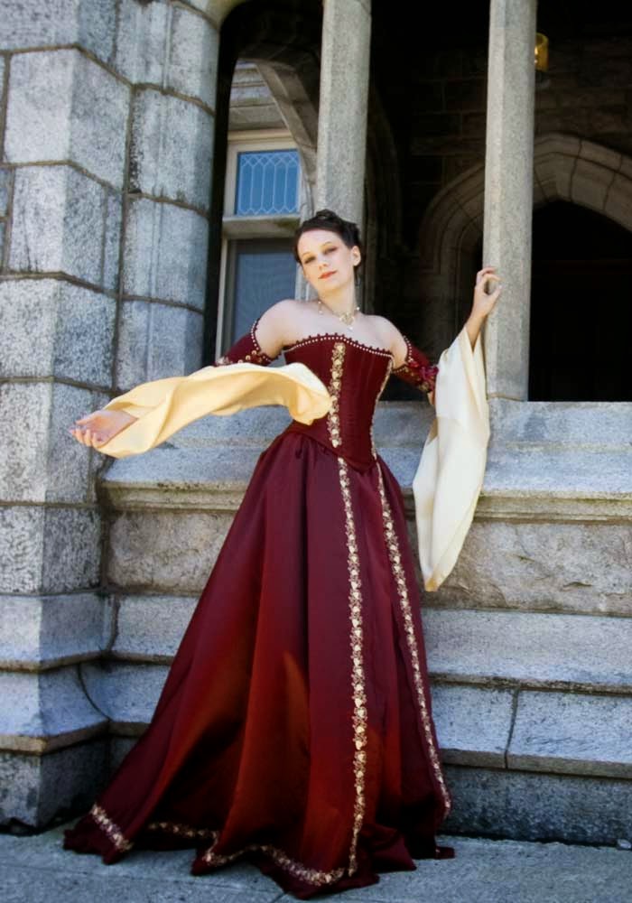 Traditional Irish Celtic Wedding Dresses Red Model Pictures Hd 