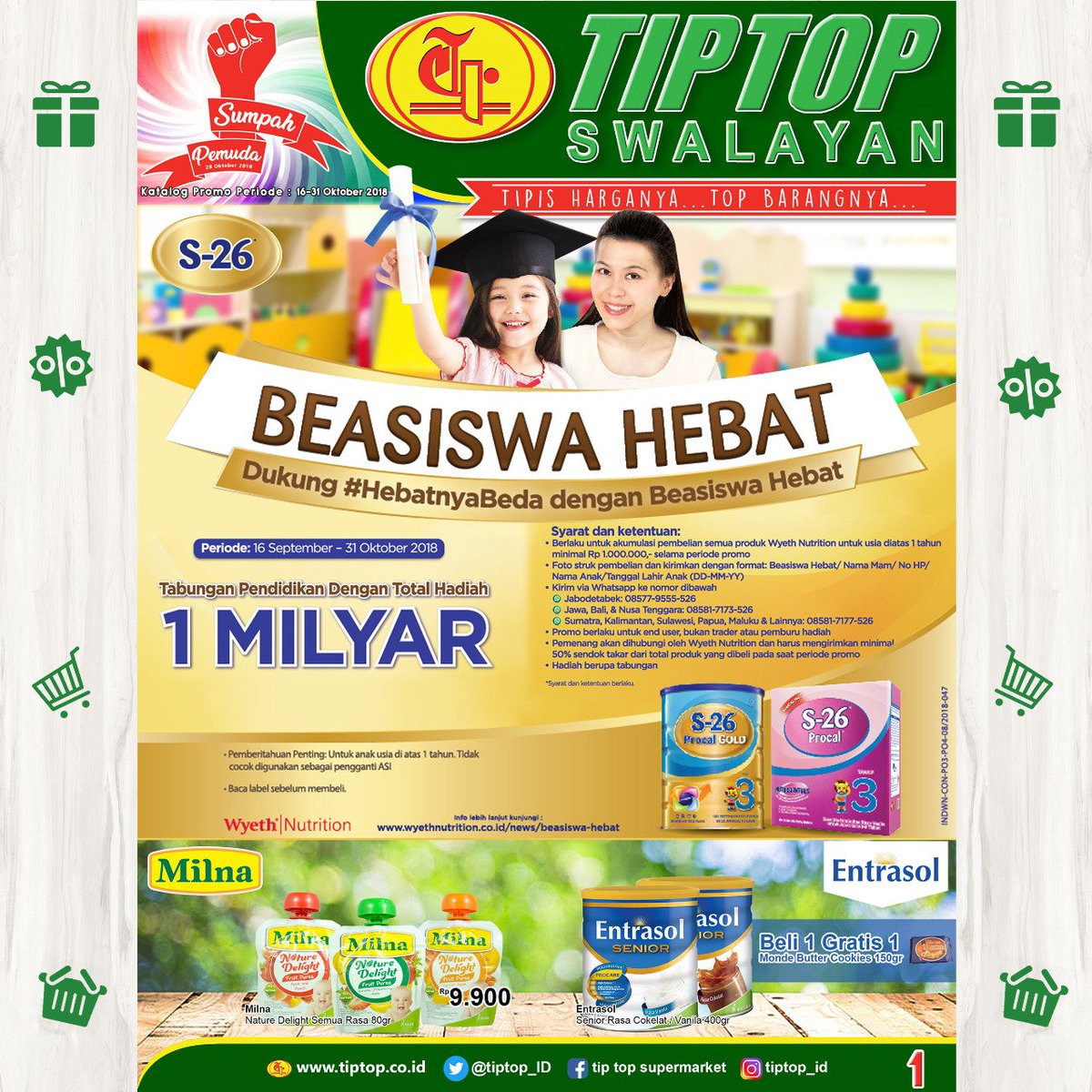 TipTop - Promo Katalog Periode 16 - 31 Oktober 2018 TipTop - Promo Katalog Periode 16 - 31 Oktober 2018