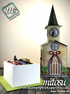 3D Church for the Creative Circle Blog Hop decorated with Stampin' Up! products order from Mitosu Crafts UK Online Shop